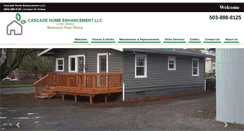 Desktop Screenshot of cascadehomeenhancement.com